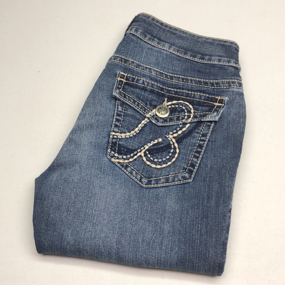 BOOTLEGGER DREYFUS ANKLE CROP FLAP POCKET JEANS 27x26 ⭐️